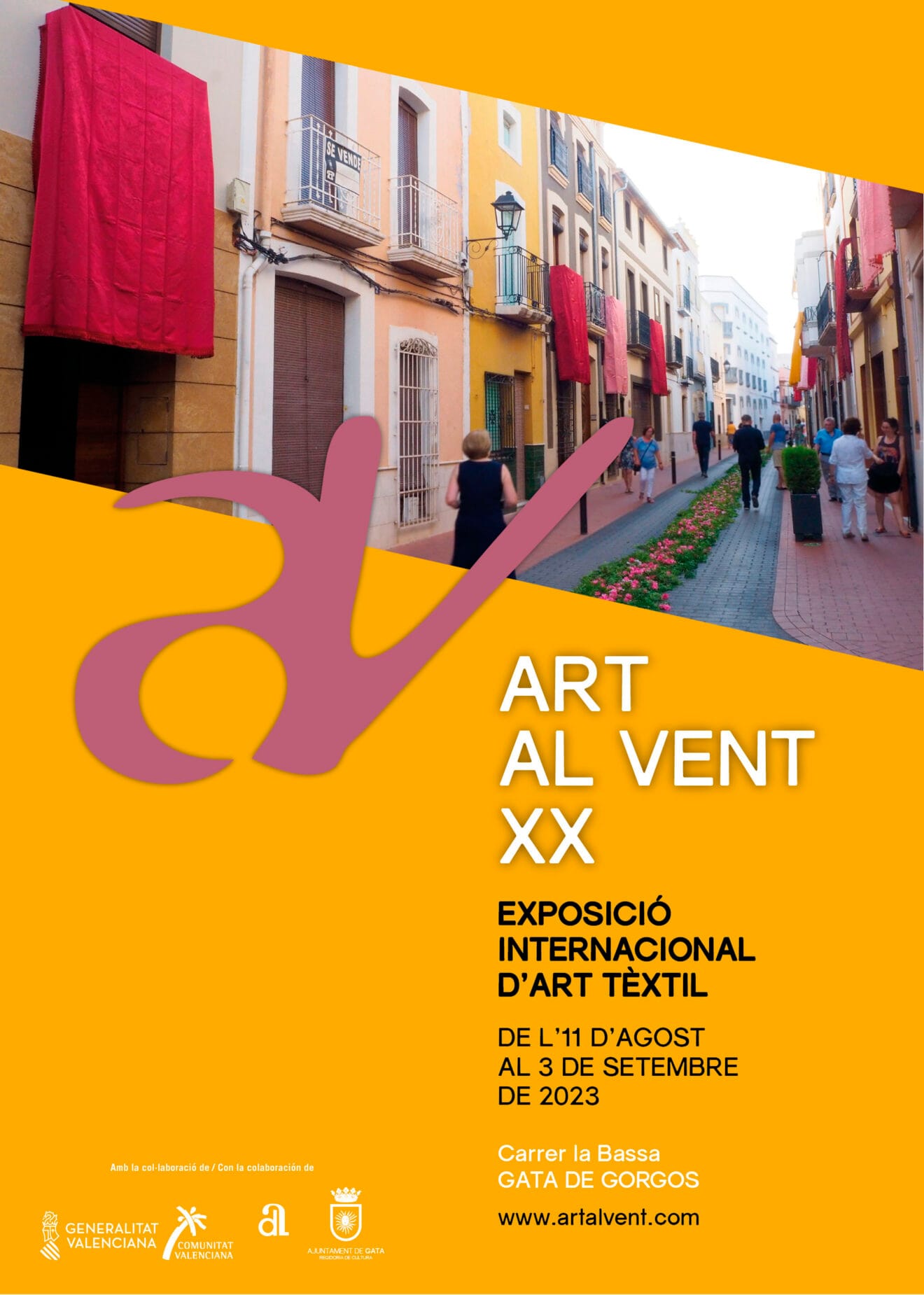 Cartel de XX Art al Vent de Gata de Gorgos