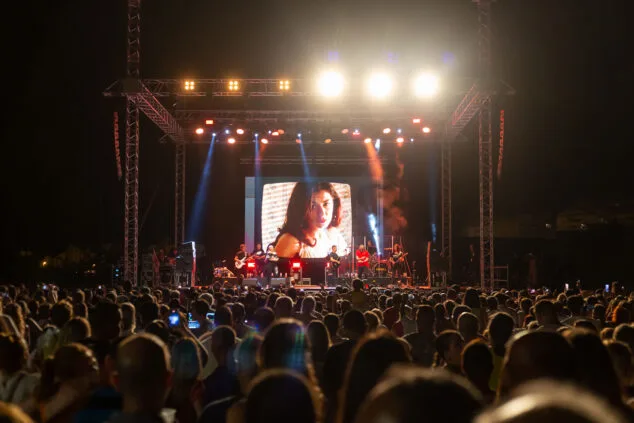 Imagen: Concierto de Camela en Calp durante el tercer Calpe Pop Festival