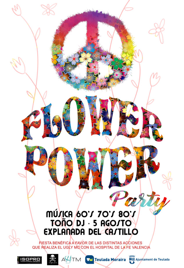 Imagen: Cartel de la Flower Power de Teulada Moraira