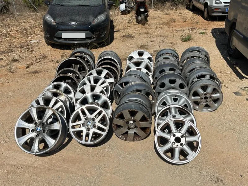 Llantas robadas Benissa