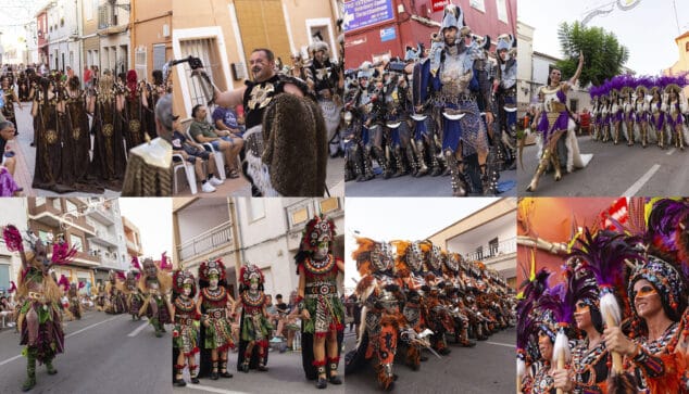 los moros y cristianos de els poblets conquistan las calles a ritmo de fiesta en el gran desfile de gala 2023