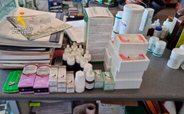 Medicamentos irregulares incautados en la operación que se investiga en el Juzgado de Dénia