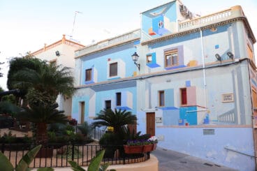 mural del casco antiguo de calp archivo