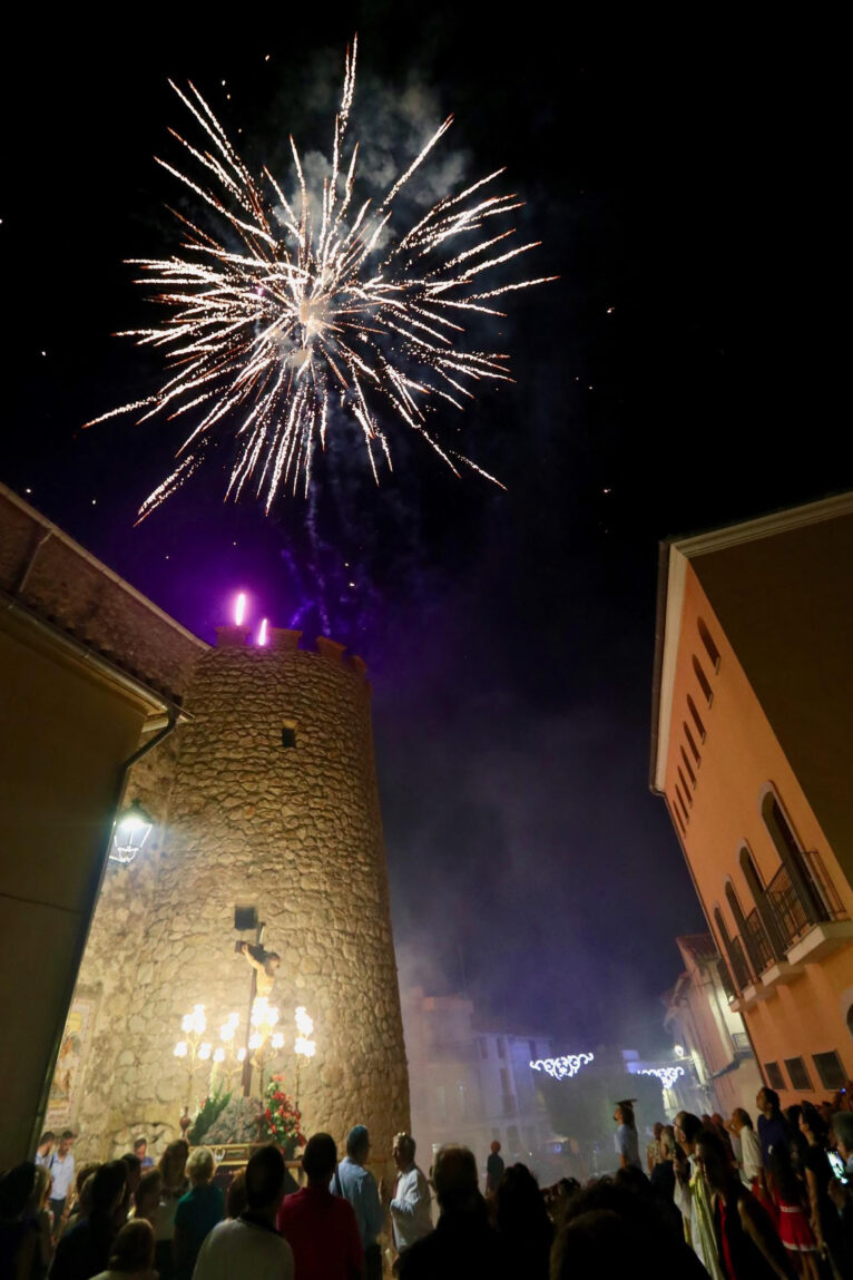 Noche en las fiestas de Murla