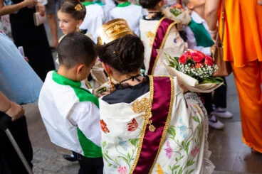 Ofrenda a la Virgen de las Nieves en Calp 2023 06