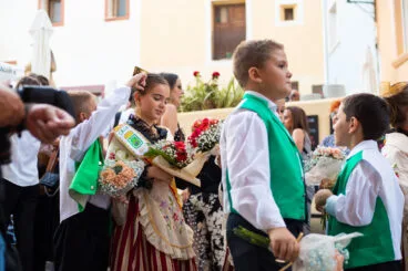 Ofrenda a la Virgen de las Nieves en Calp 2023 08