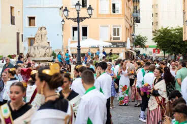 Ofrenda a la Virgen de las Nieves en Calp 2023 18