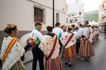 Ofrenda a la Virgen de las Nieves en Calp 2023 40