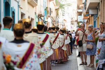 Ofrenda a la Virgen de las Nieves en Calp 2023 42