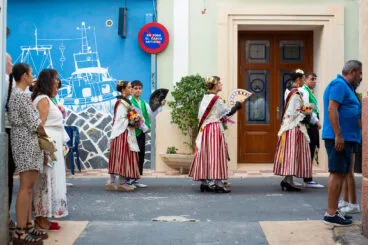 Ofrenda a la Virgen de las Nieves en Calp 2023 46