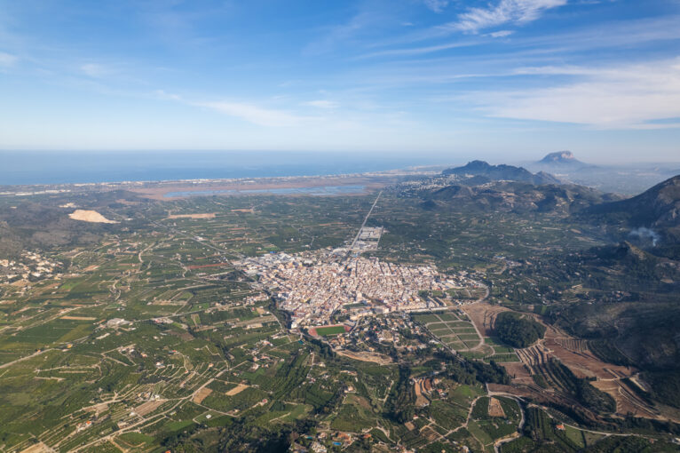 Pego desde el cielo