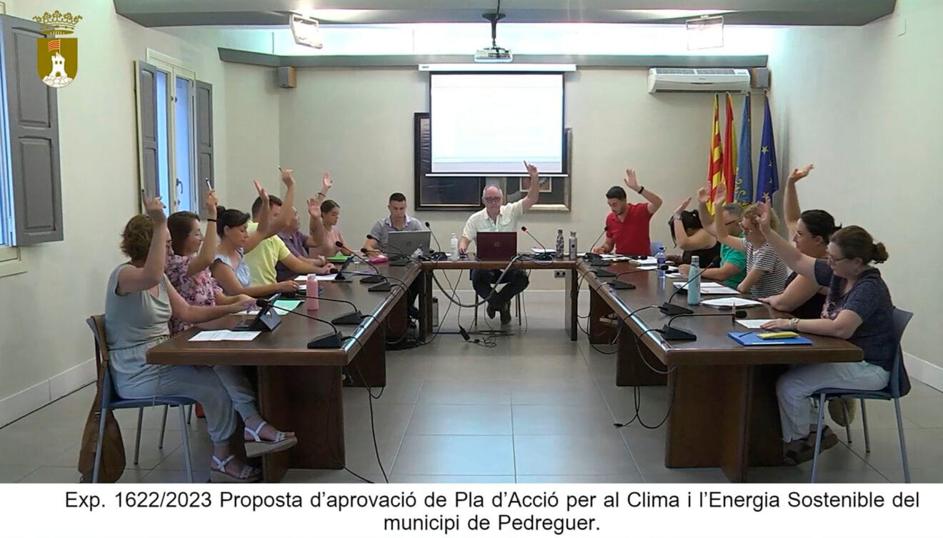 Pleno ordinario de agosto de 2023 en Pedreguer