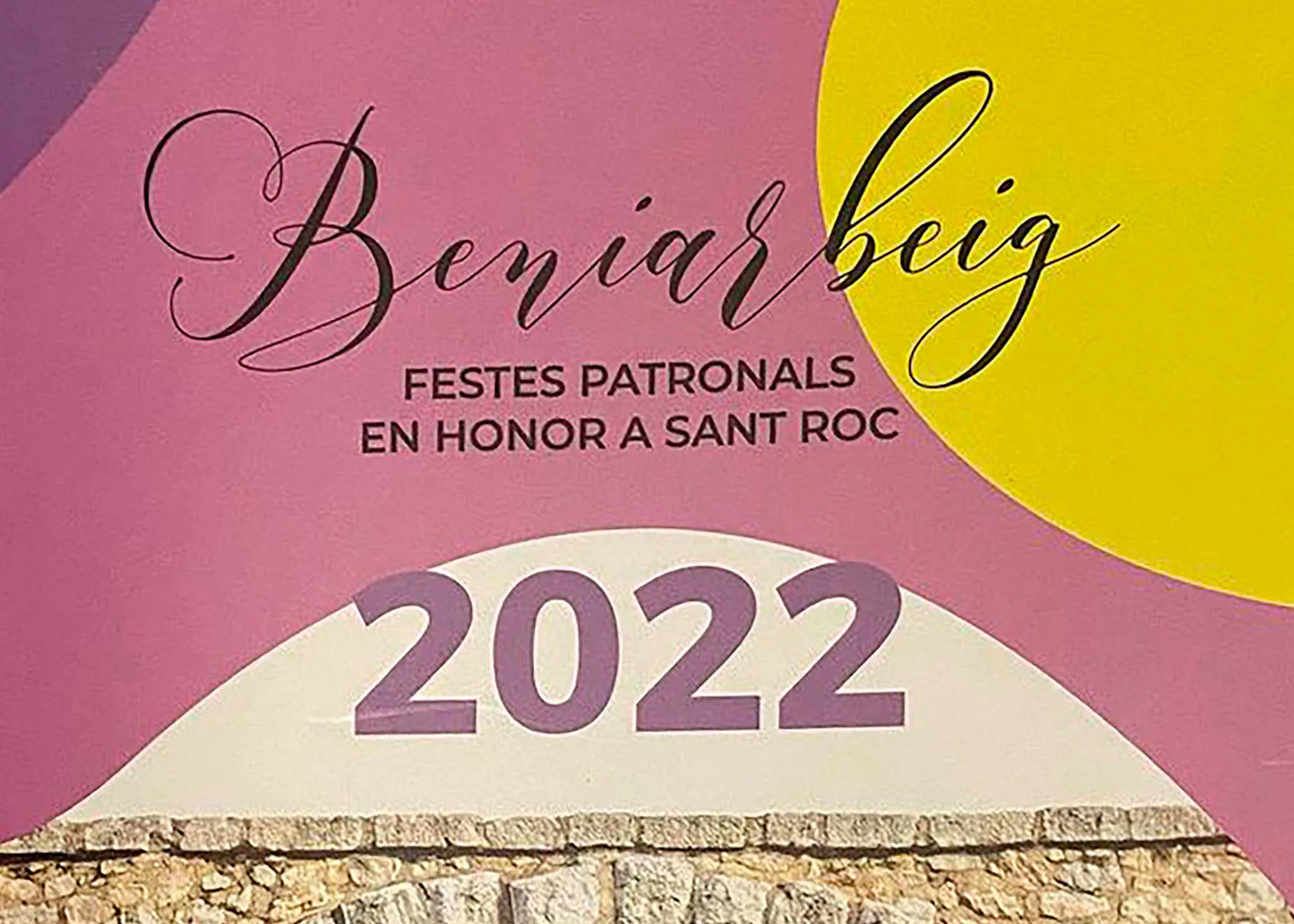 portada del libro de fiestas de beniarbeig de 2022