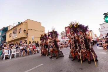 Segunda escuadra de la filà l’Alberca, capitanía mora de Els Poblets 2023