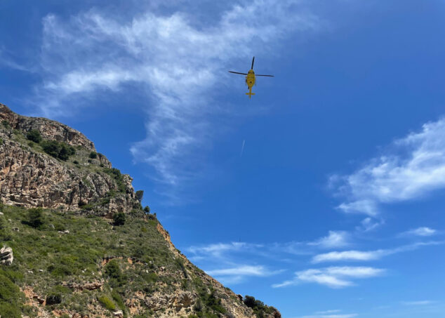 Imagen: Un helicóptero de rescate (archivo)