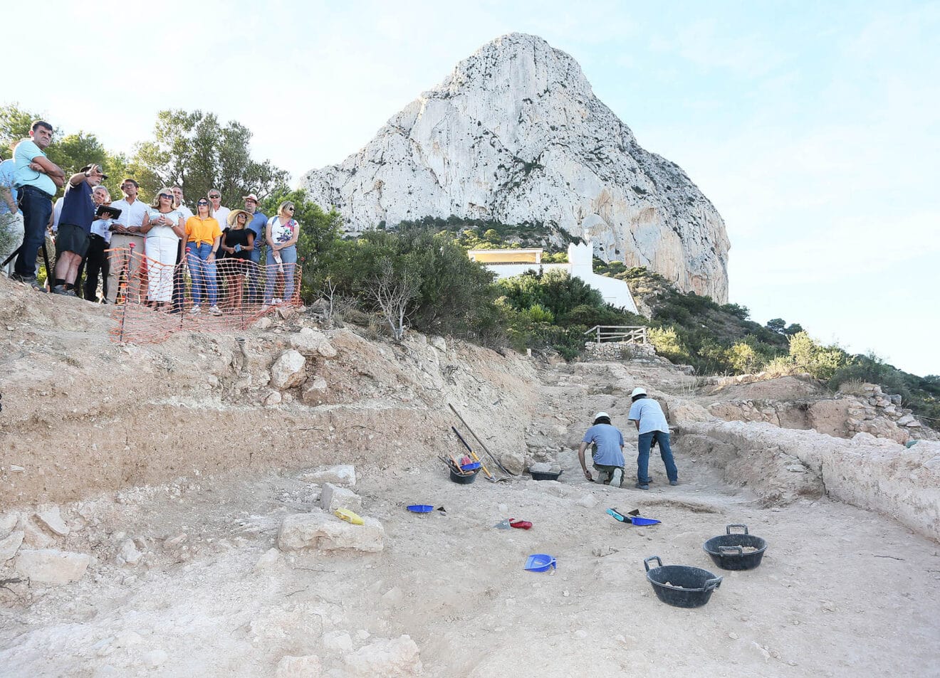 Visita a las excavaciones de la Pobla d’Ifac