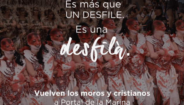 vuelven los moros y cristianos a portal de la marina