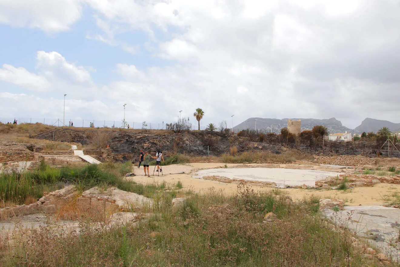 Zona de los Baños de la Reina afectada por el incendio 02
