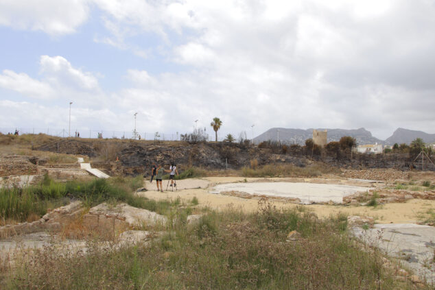 zona de los banos de la reina afectada por el incendio 02