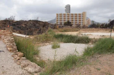 Zona de los Baños de la Reina afectada por el incendio 04