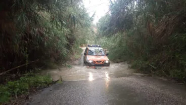 barranco del quisi en un episodio de lluvias archivo