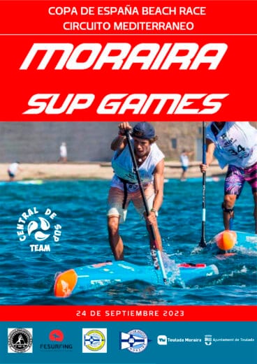 Cartel de la Copa de España Beach Race de Stand Up Paddle