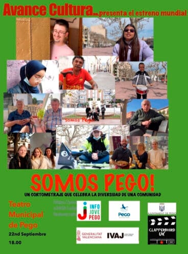 Cartel del estreno del documental ‘We are Pego – Todos somos Pego’