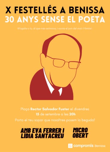 Cartel del FEstellés en Benissa