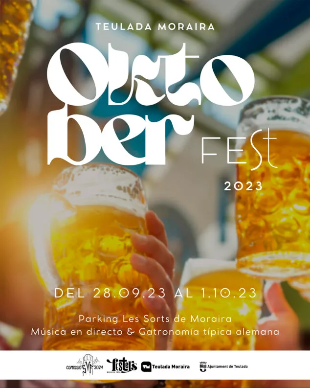 Imagen: Cartel del Oktoberfest 2023 en Teulada Moraira