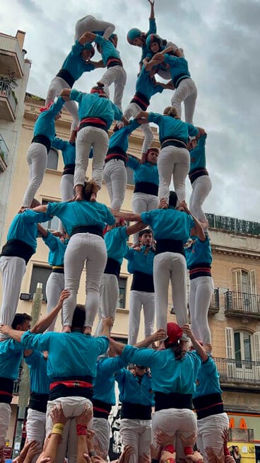 Castellers de Terrassa en el encuentro