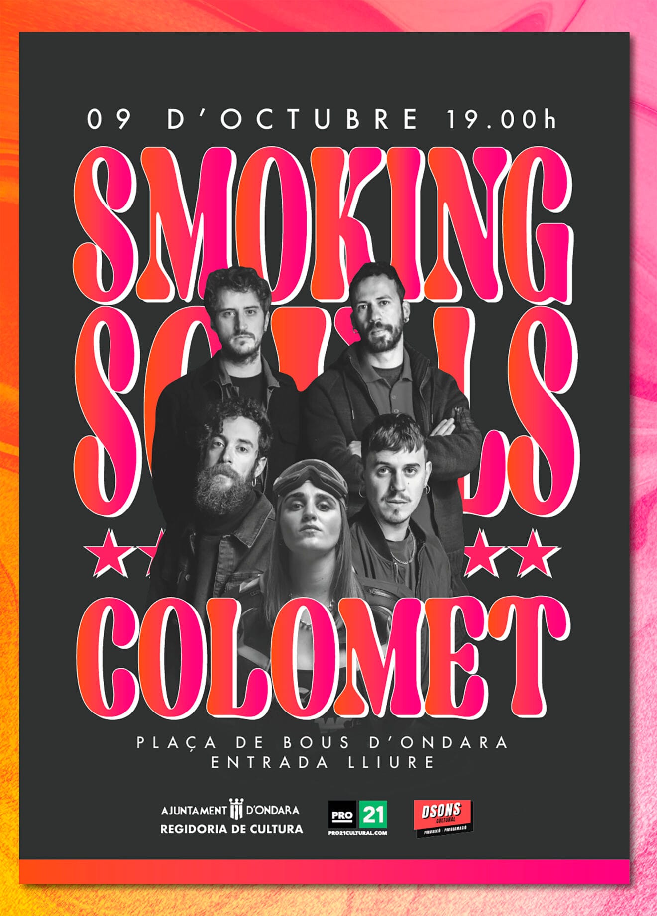 Concierto de Smoking Souls y Colomet en Arrels Ondara 2023