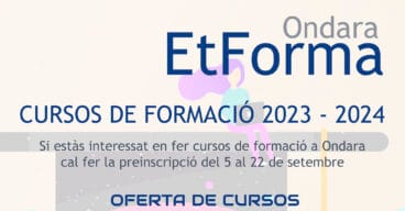 cursos ondara et forma para 2023 2024