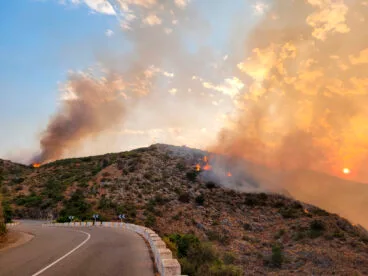 Incendio en la Vall d’Ebo en 2022