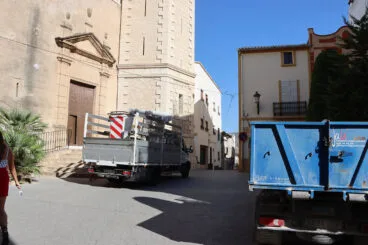 inicio de obras en la iglesia