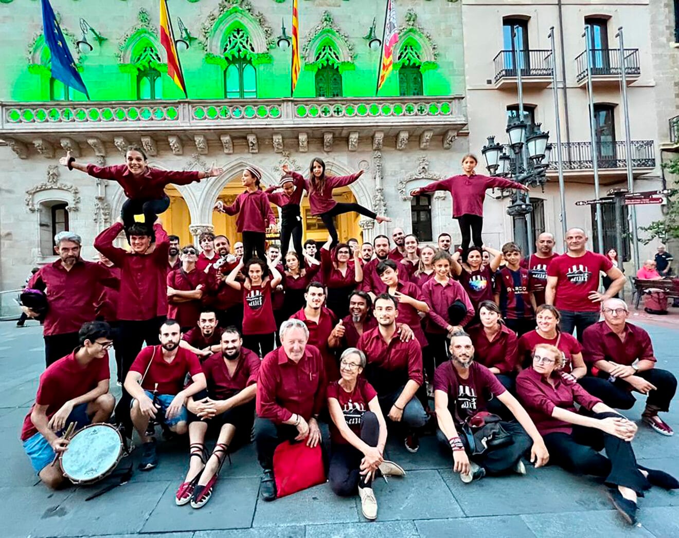 La Muixeranga de Segària en Terrassa