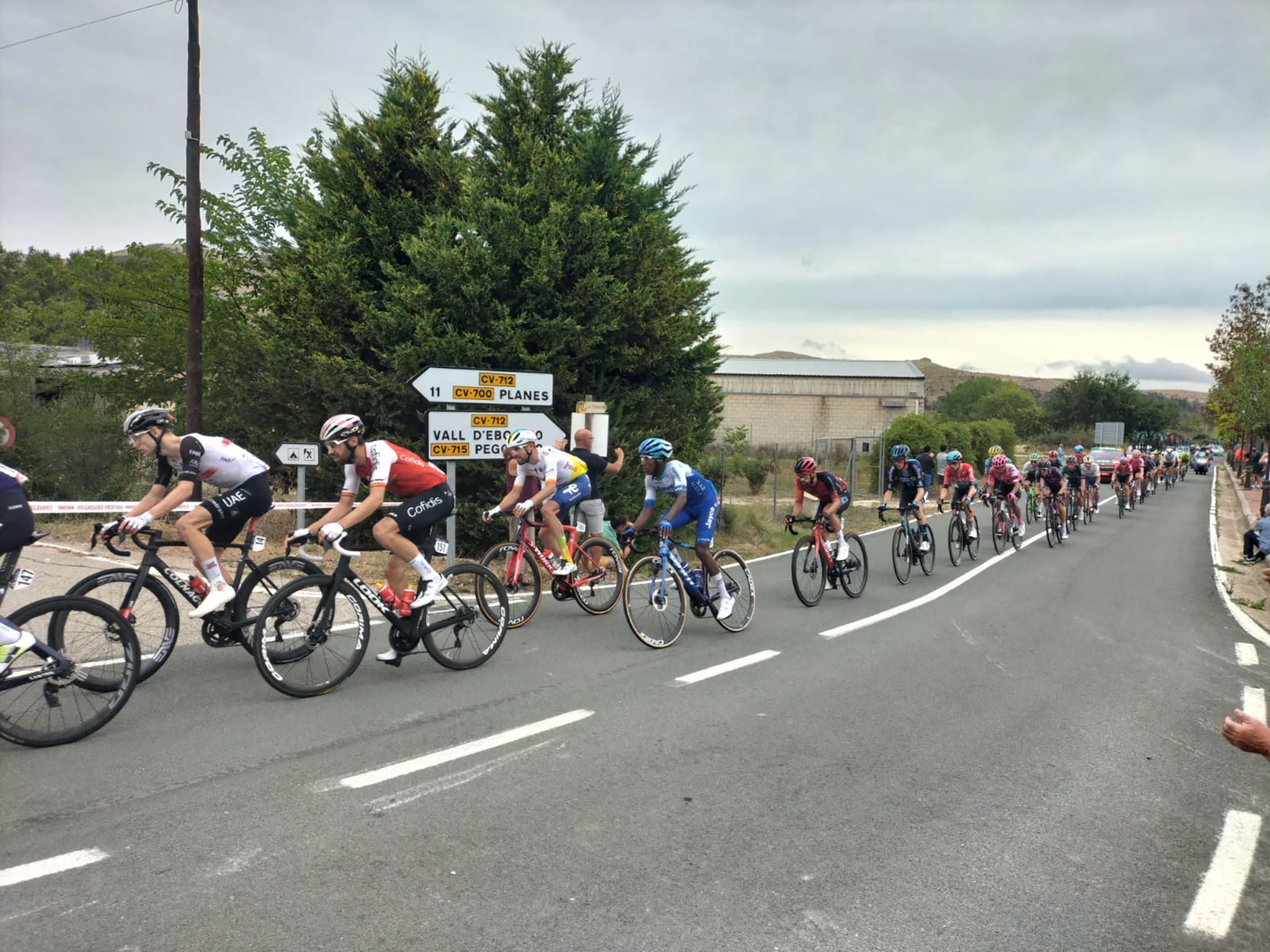 La Vuelta a su paso por la Vall d’Alcalà