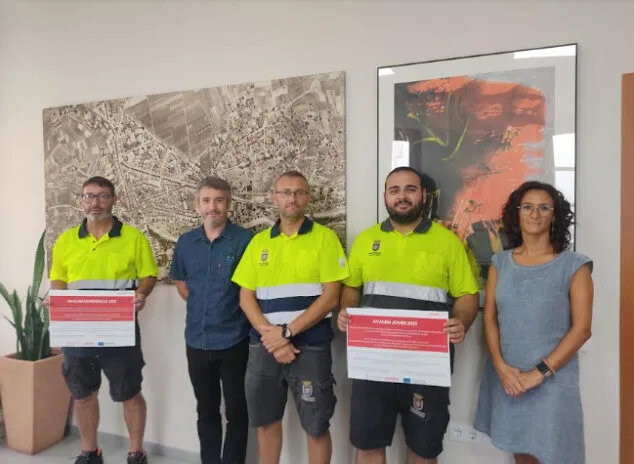 nuevos trabajadores del ayuntamiento de gata del programa de empleo