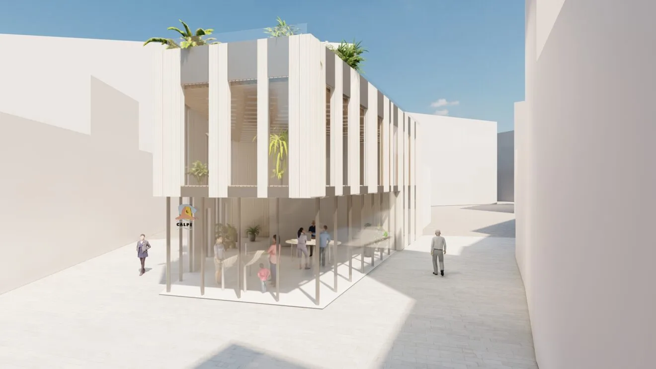 Maqueta virtual de la Oficina de Turismo de Calp
