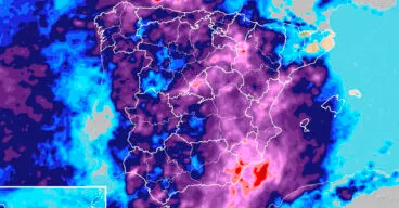 precipitacion acumulada segun la prevision de meteored para el domingo 3 de septiembre
