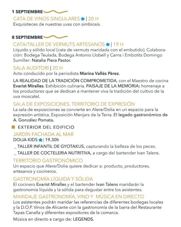 programacion alere dolia 2023
