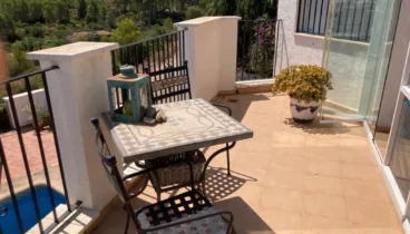 Terraza superior para disfrutar las noches de verano