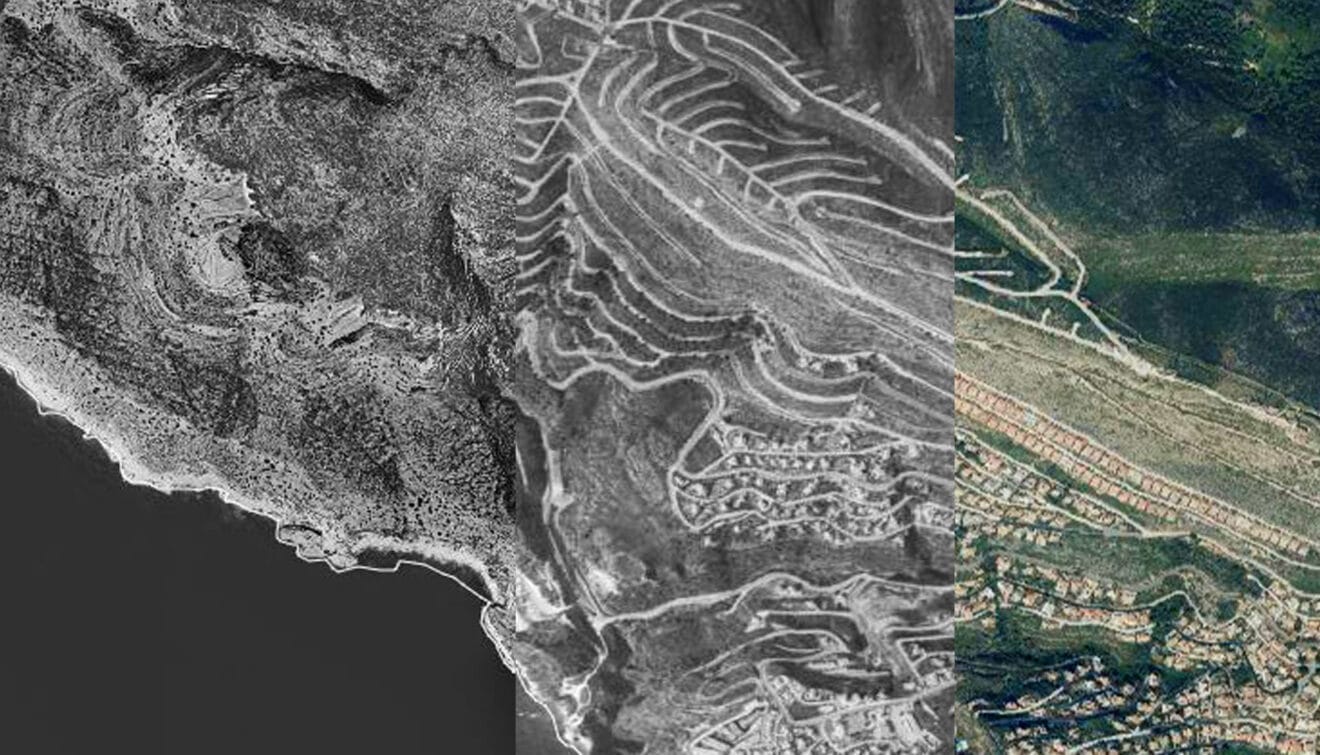 Transformación del Puig Llorença de Benitatxell en la Cumbre del Sol desde 1950 hasta 2022