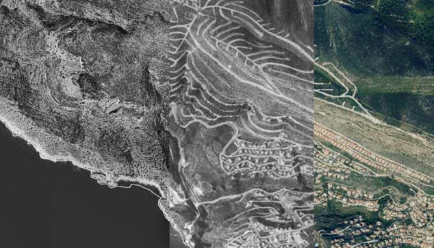 transformacion del puig llorenca de benitatxell en la cumbre del sol desde 1950 hasta 2022