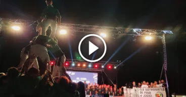 Vídeo del acto solidario por los encausados de Pego con la actuación de la Muixeranga de la Marina Alta y el Cor de l’Eliana