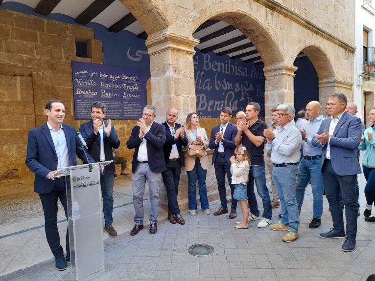 Arturo Poquet, alcalde de Benissa, tras la visita al nuevo Centre d'Interpretació Museu de la Ciutat de Benissa