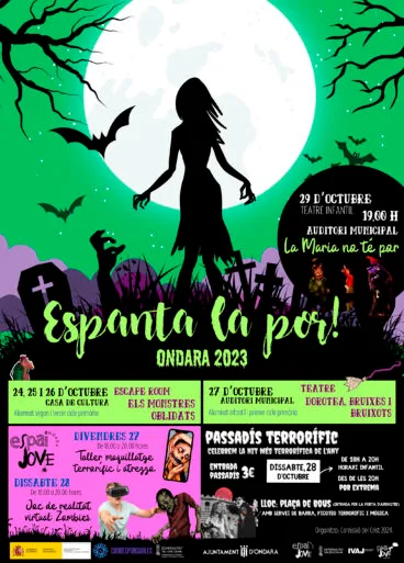 Cartel de ‘Espanta la por 2023’ en Ondara