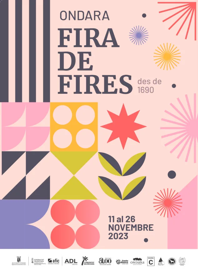 Comercio, comarca, medievo, atracciones, animales y vehículos se darán cita en la «Fira de Fires, des de 1690» de Ondara 1 Imagen: Cartel de la Fira de Fires, des de 1690, de Ondara 2023