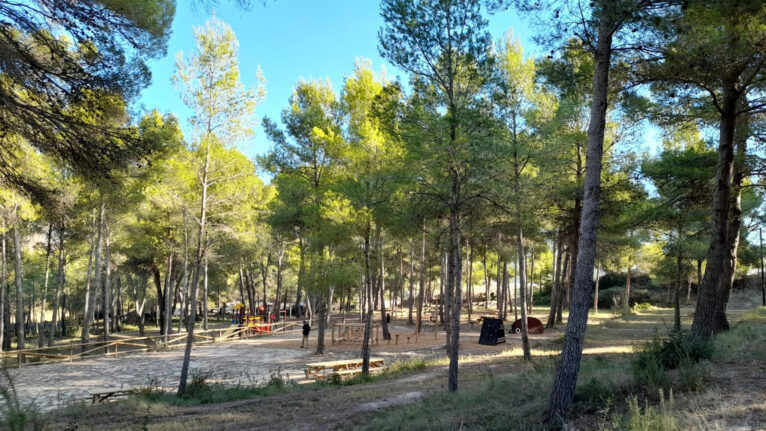 El nuevo refugio climático ubicado en el Pinaret del Pla de Teulada