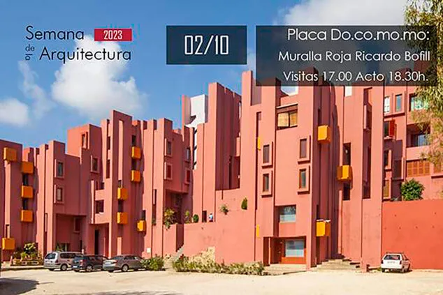 homenaje a la muralla roja de calp por docomomo