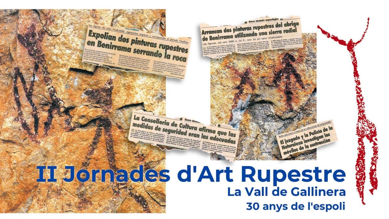 II Jornades d'Art Rupestre de la Vall de Gallinera portada